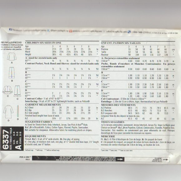 Lot of 4 Unused Uncut Simplicity Sewing Patterns Girls Sizes 3-8 Dress Jumper + - Picture 5 of 5